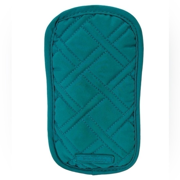 Vera Bradley Double Eyeglass Case Turquoise Quilted GUC 4/$25❤️ - Picture 3 of 3